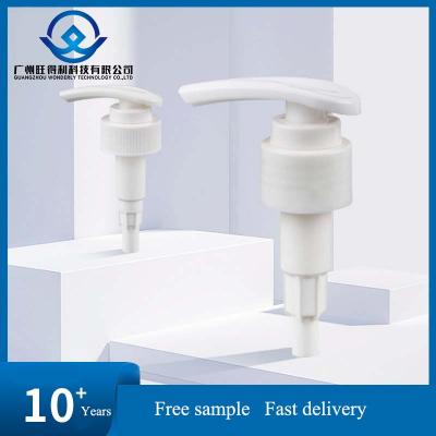 China recyclable dispenser pump 28/410 smooth plastic lotion pump